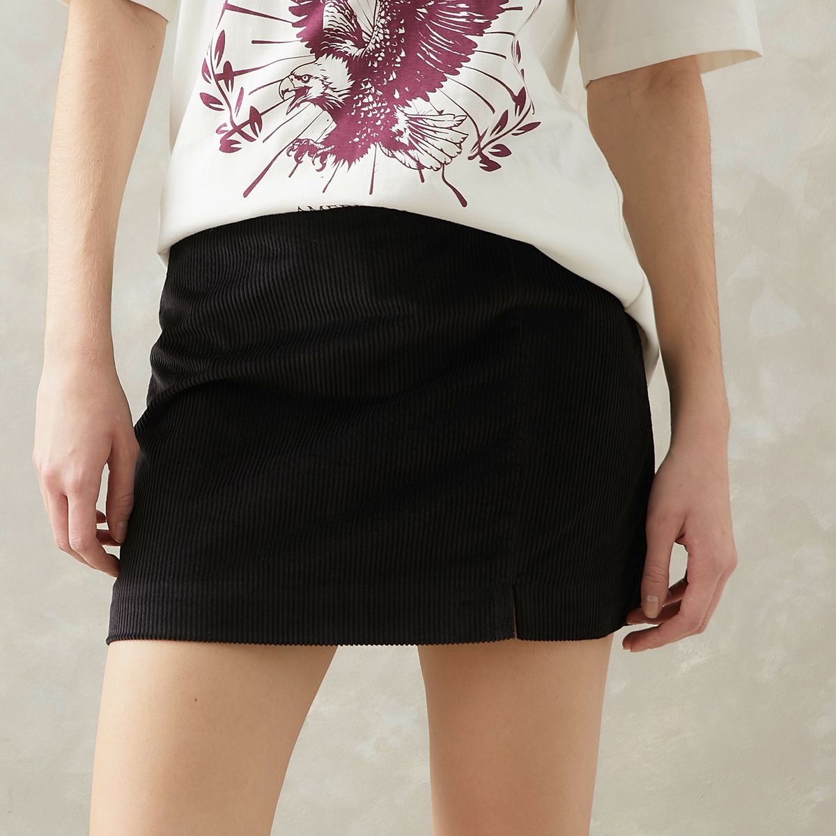 SYBILLA - Falda Corta Algodón Mujer Sybilla