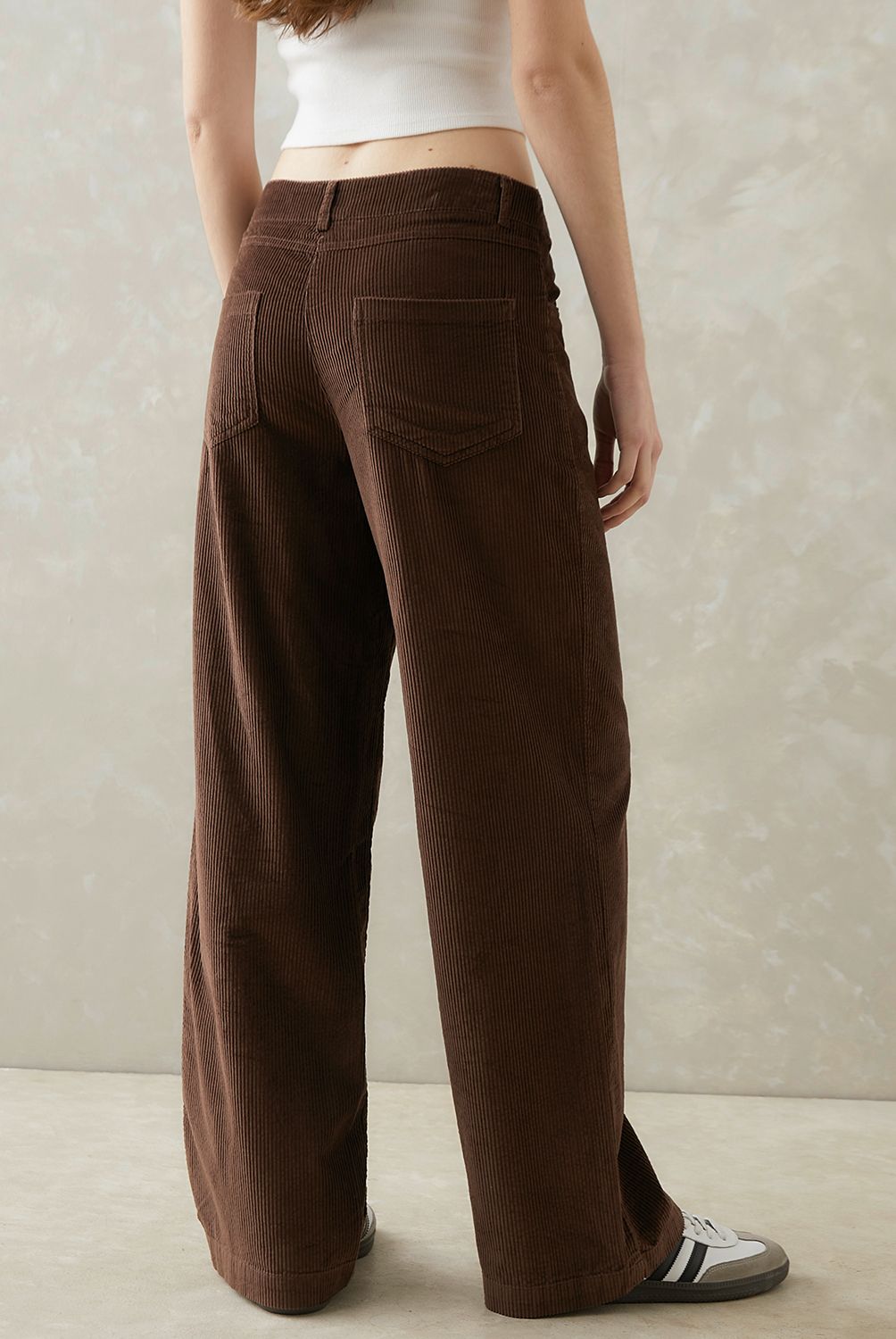 SYBILLA - Pantalón Wide Leg Tiro Medio Mujer Sybilla