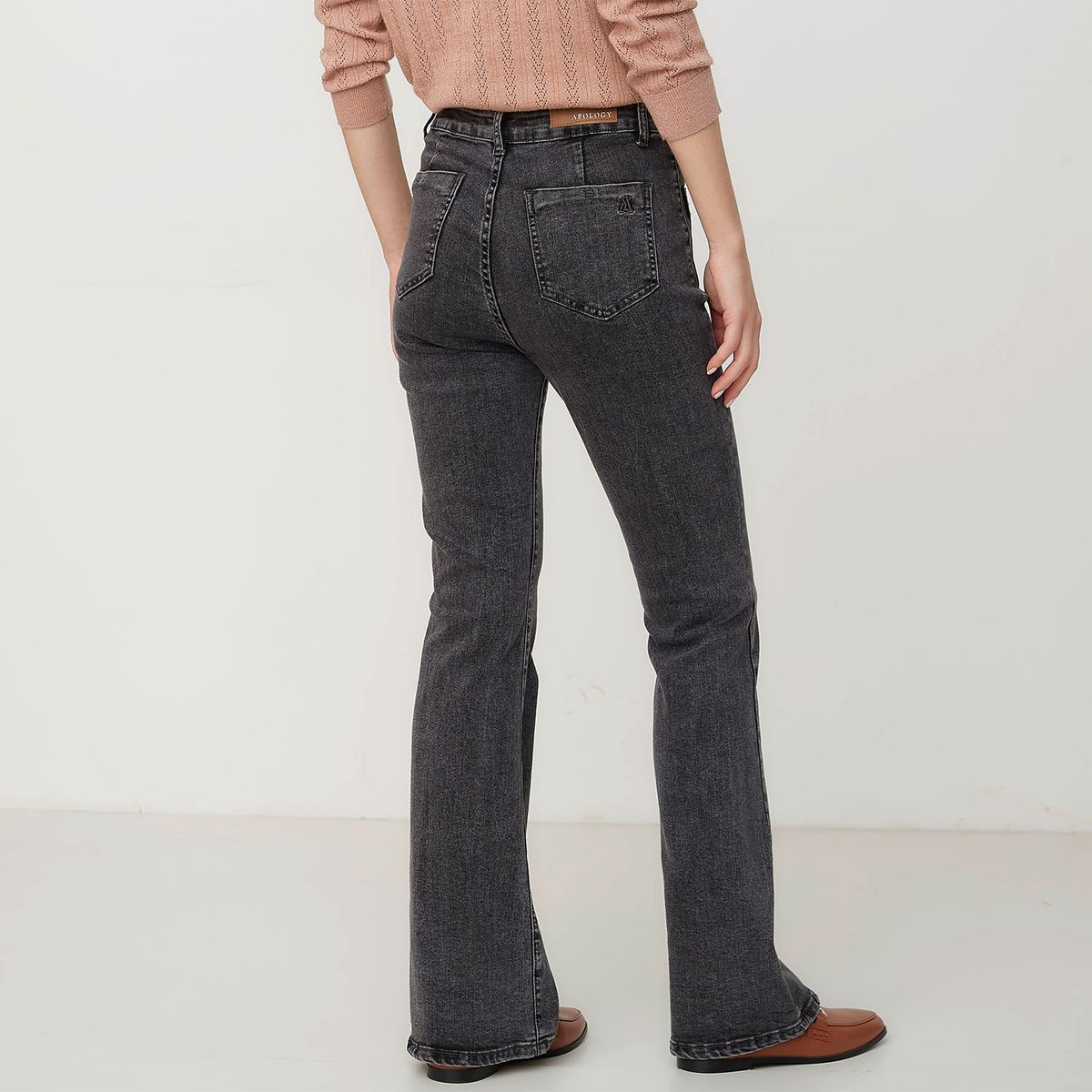 APOLOGY - Jeans Regular Tiro Medio Mujer Apology