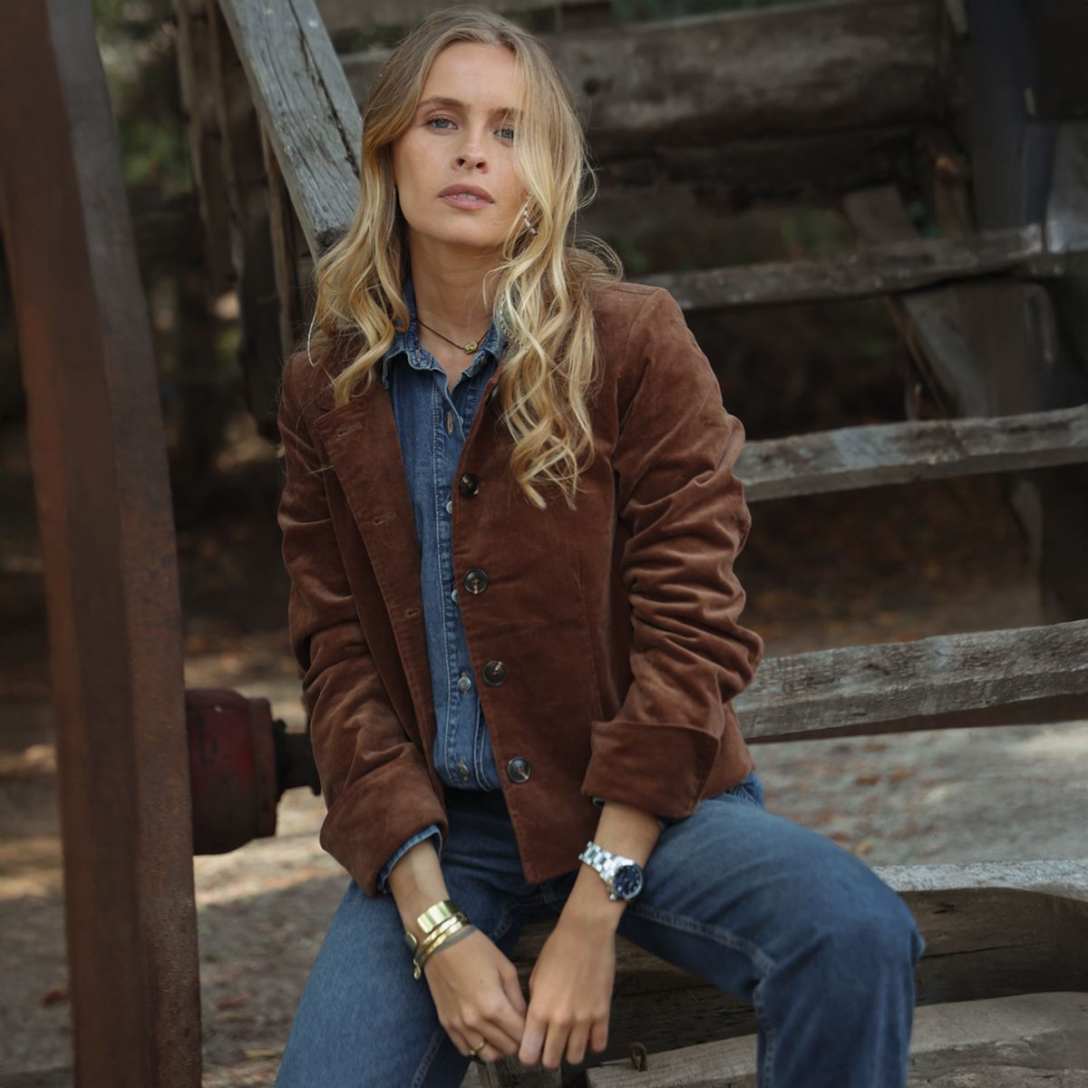 BASEMENT - Chaqueta Mujer Paula Mekis