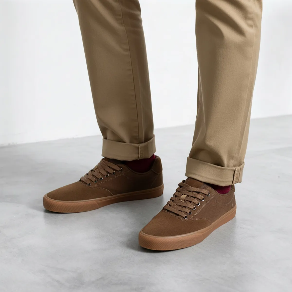 AMERICANINO - Bono Zapatilla Urbana Hombre Café Americanino