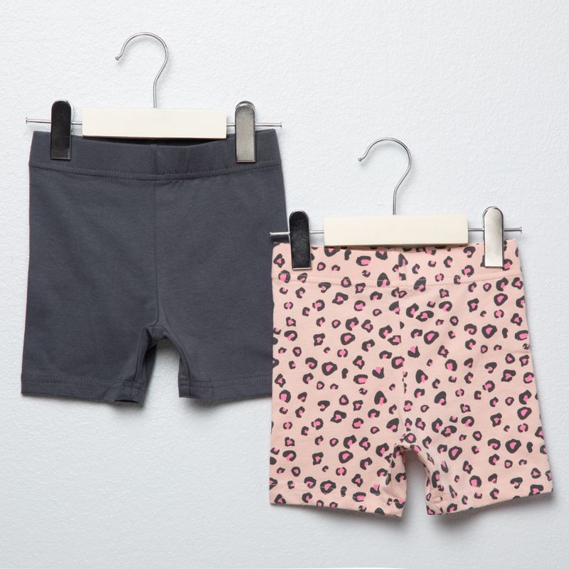 YAMP - Pack 2 Calzas Cortas Bebe Niña Yamp