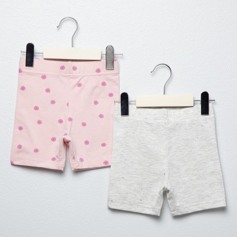 YAMP - Pack 2 Calzas Cortas Bebe Niña Yamp