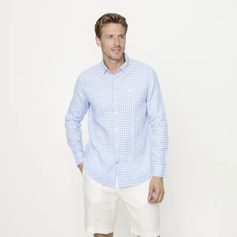 LA MARTINA - Camisa Casual Manga Lino Hombre La Martina