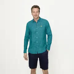 LA MARTINA - Camisa Casual Manga Lino Hombre