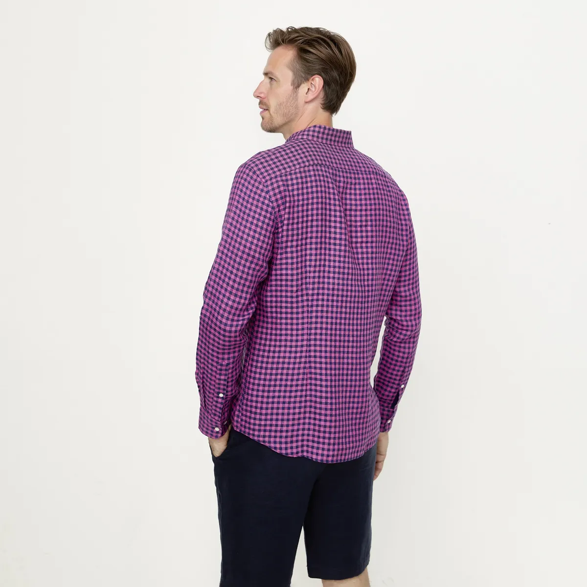 LA MARTINA - Camisa Casual Lino Hombre La Martina