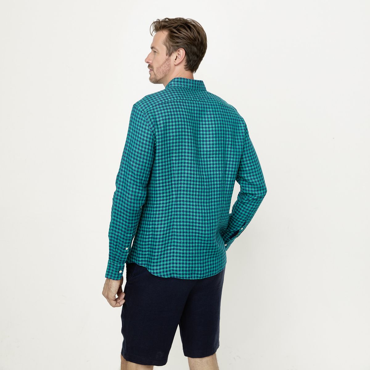 LA MARTINA - Camisa Casual Lino Hombre La Martina