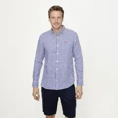 LA MARTINA - Camisa Casual Manga Lino Hombre