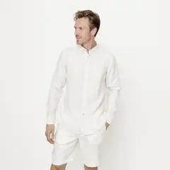 LA MARTINA - Camisa Casual Manga Lino Hombre