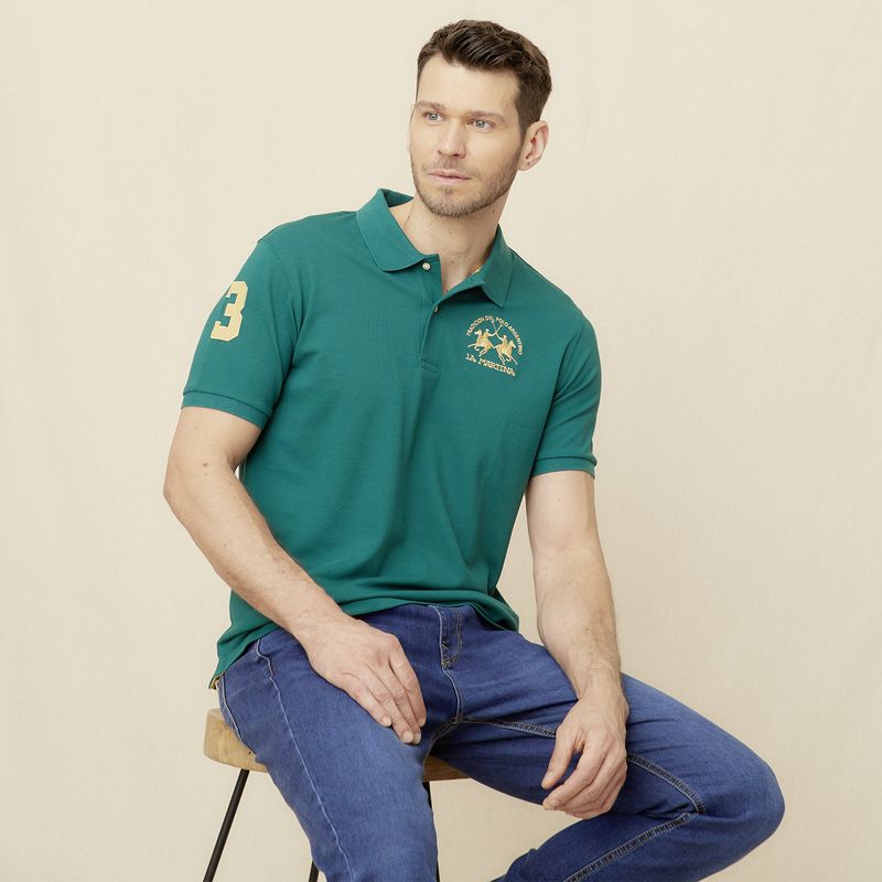 LA MARTINA - Polera Manga Corta Hombre La Martina