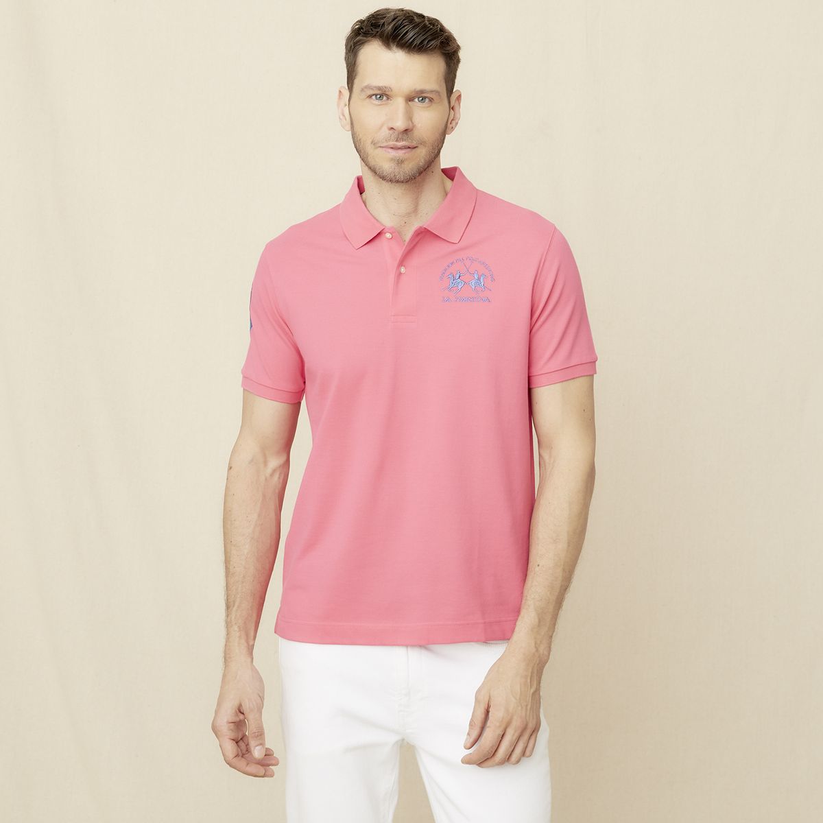 LA MARTINA - Polera Manga Corta Hombre La Martina