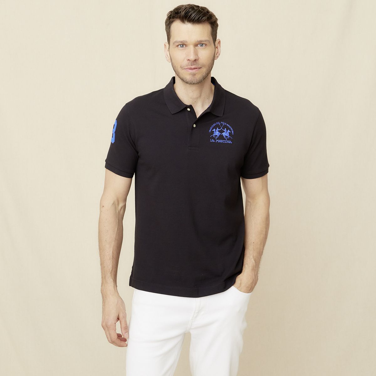 LA MARTINA - Polera Manga Corta Hombre La Martina