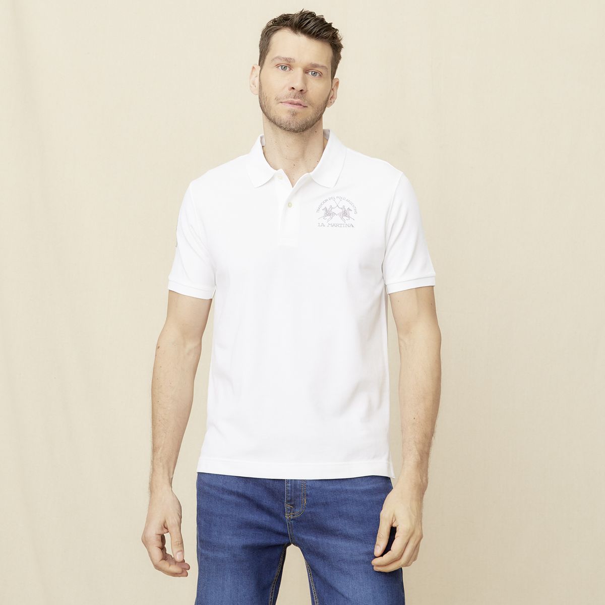 LA MARTINA - Polera Manga Corta Hombre La Martina