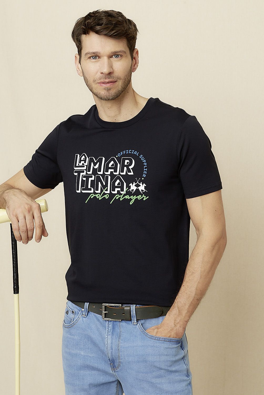 LA MARTINA - Polera Manga Corta Hombre La Martina