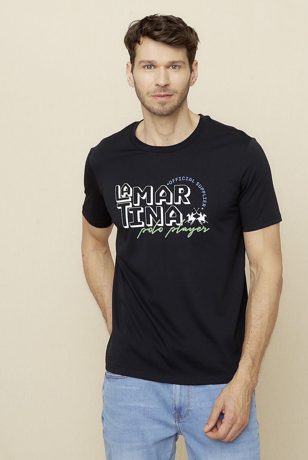 LA MARTINA - Polera Manga Corta Hombre La Martina