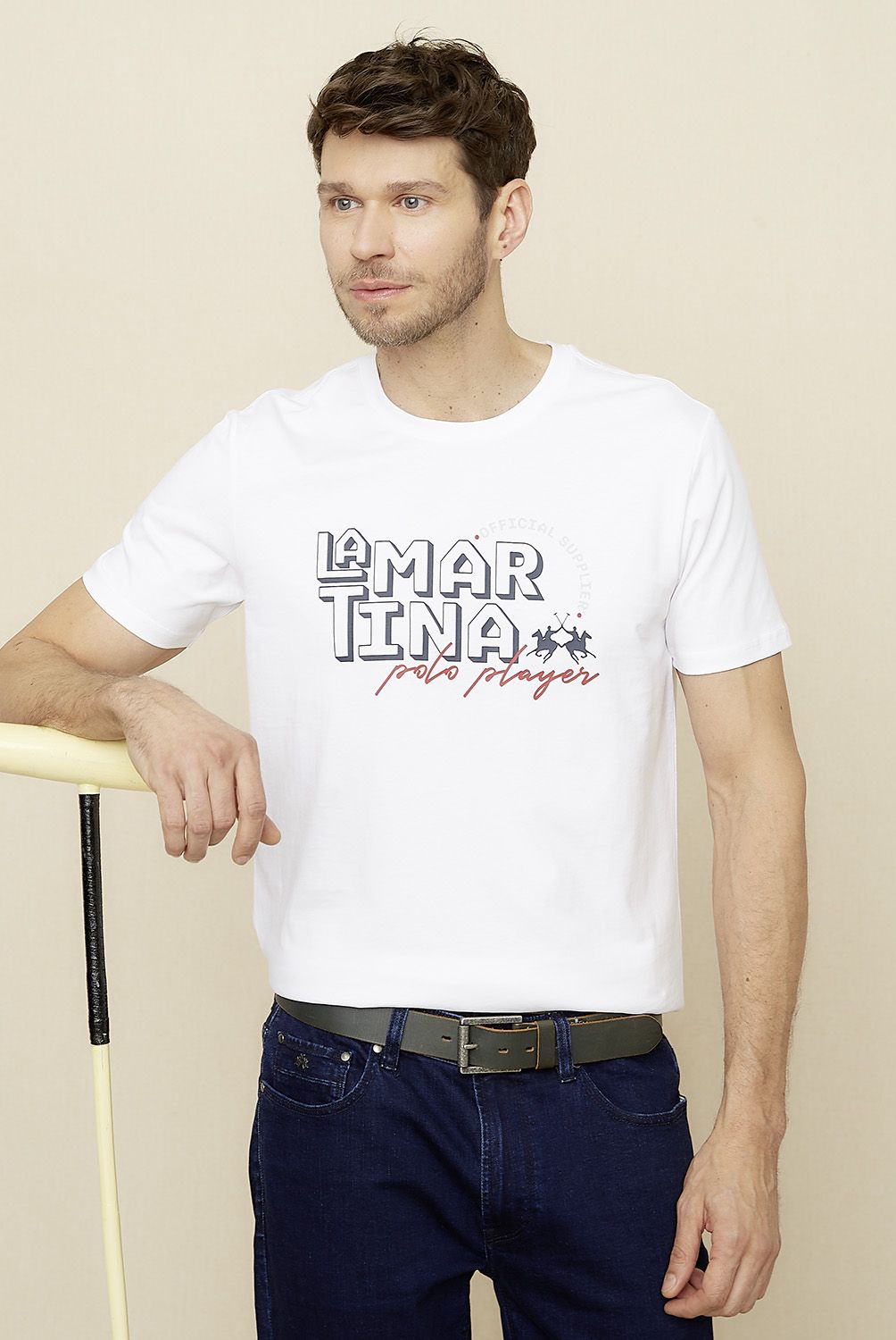 LA MARTINA - Polera Manga Corta Hombre La Martina