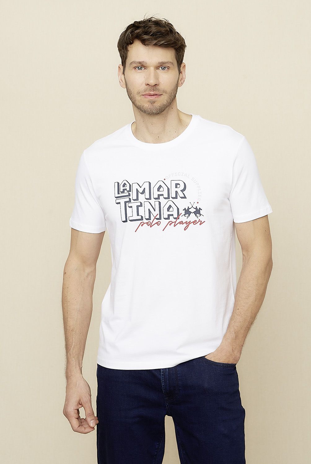 LA MARTINA - Polera Manga Corta Hombre La Martina