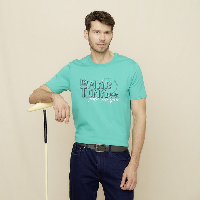 LA MARTINA - Polera Manga Corta Hombre La Martina