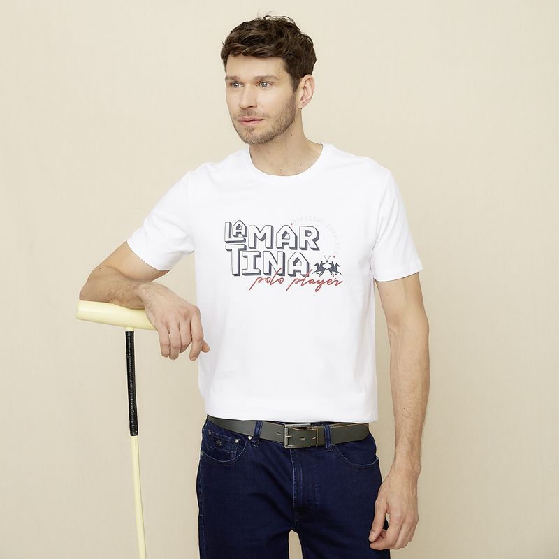 LA MARTINA - Polera Manga Corta Hombre La Martina