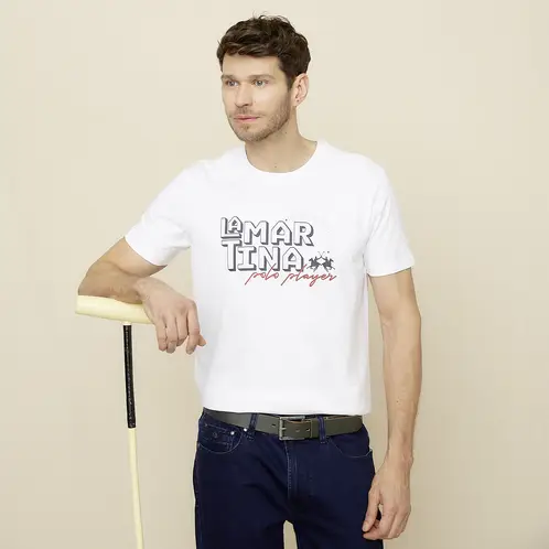 LA MARTINA - Polera Manga Corta Hombre