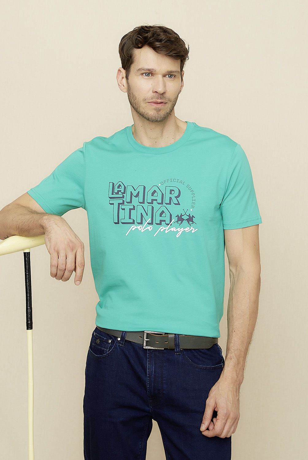 LA MARTINA - Polera Manga Corta Hombre La Martina