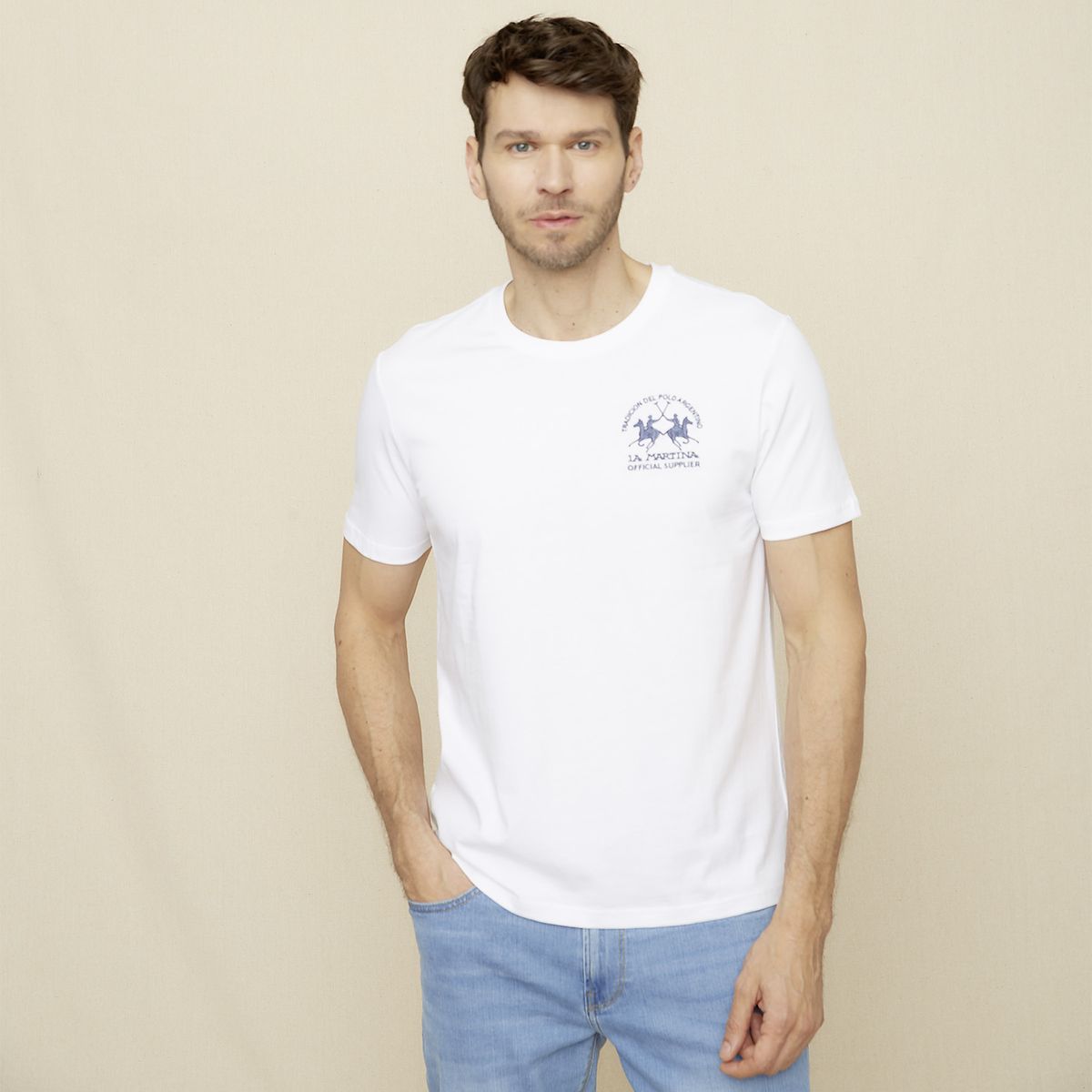 LA MARTINA - Polera Manga Corta Hombre La Martina