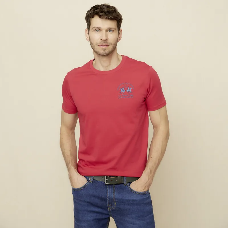 LA MARTINA - Polera Manga Corta Hombre La Martina