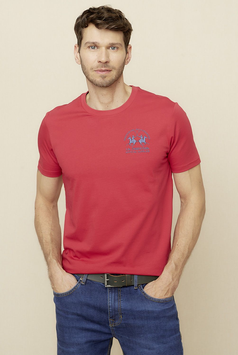 LA MARTINA - Polera Manga Corta Hombre La Martina