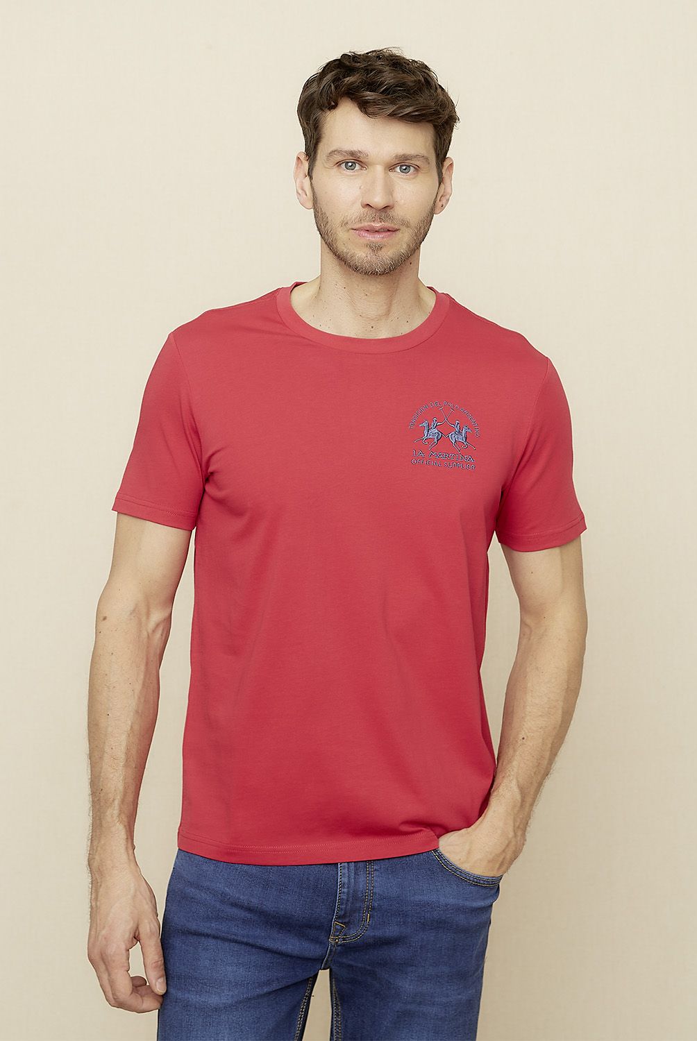 LA MARTINA - Polera Manga Corta Hombre La Martina