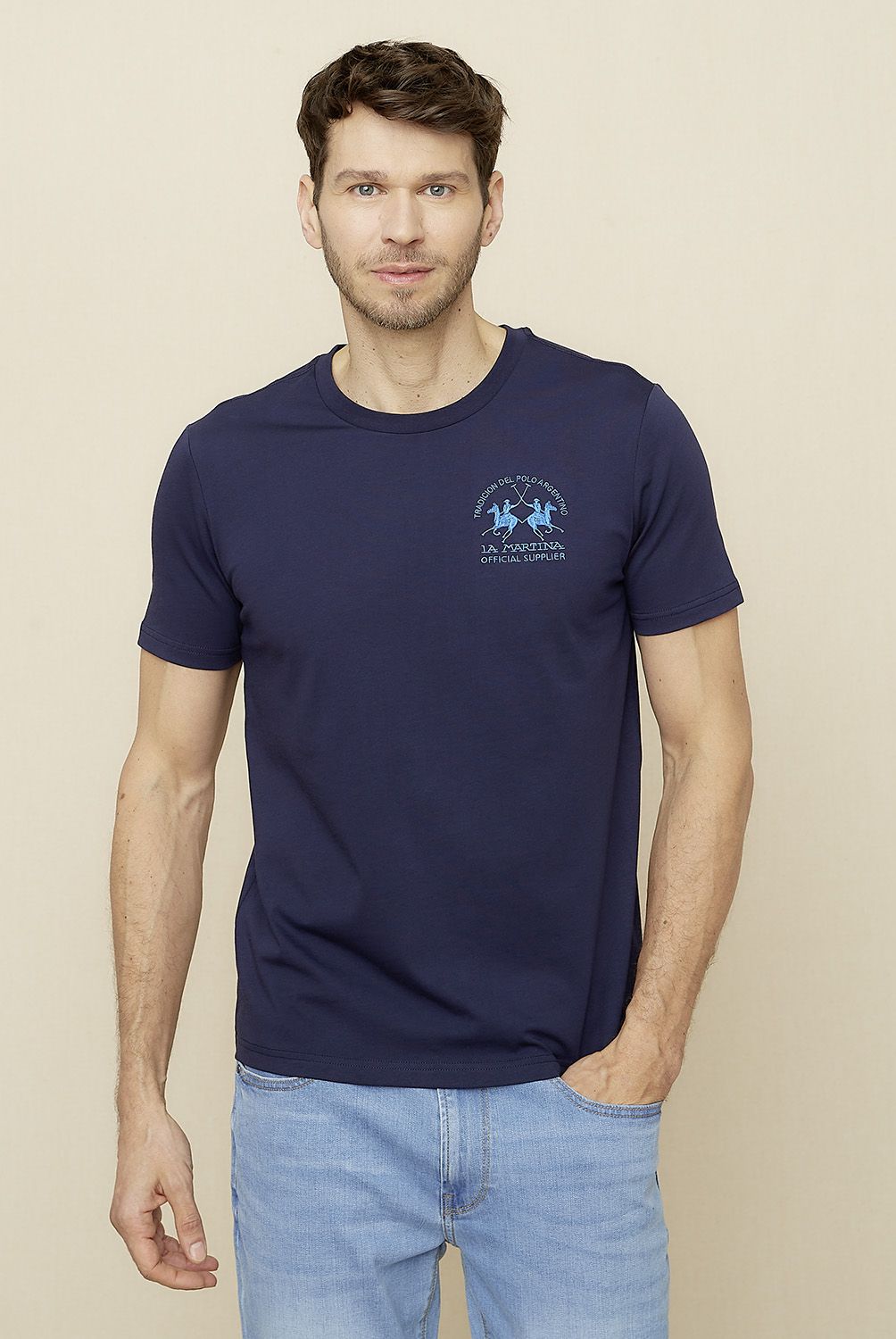 LA MARTINA - Polera Manga Corta Hombre La Martina