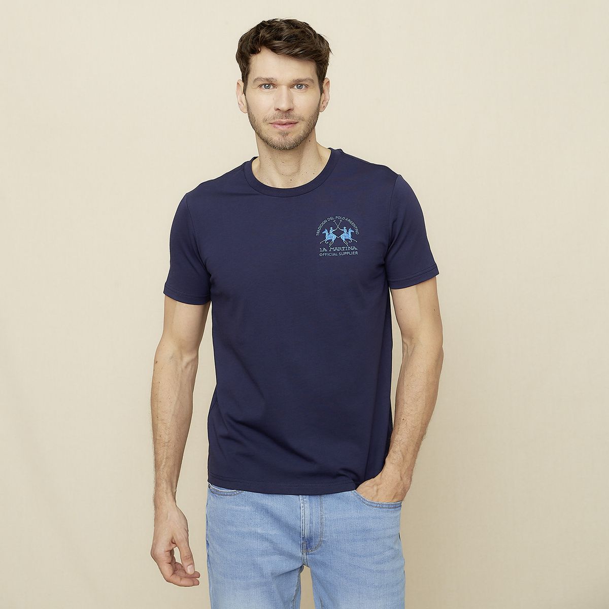 LA MARTINA - Polera Manga Corta Hombre La Martina