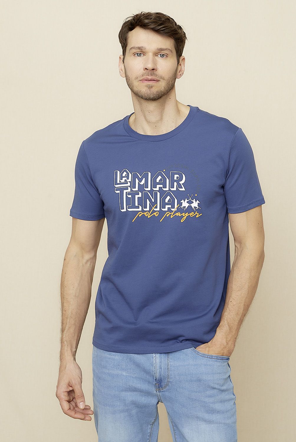 LA MARTINA - Polera Manga Corta Hombre La Martina