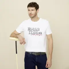 LA MARTINA - Polera Manga Corta Hombre