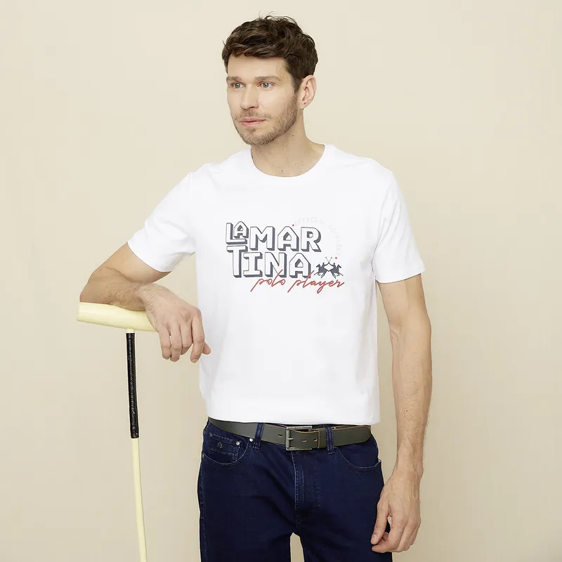 LA MARTINA - Polera Manga Corta Hombre La Martina
