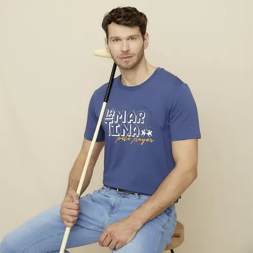 LA MARTINA - Polera Manga Corta Hombre