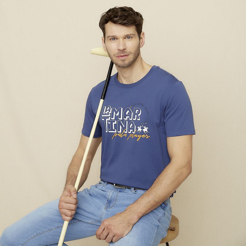 LA MARTINA - Polera Manga Corta Hombre La Martina