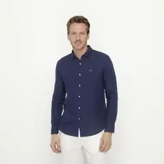 LA MARTINA - Camisa Casual Manga Lino Hombre