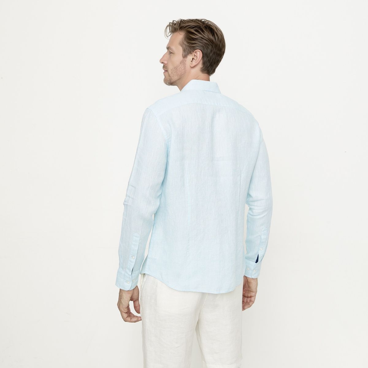 LA MARTINA - Camisa Casual Lino Hombre La Martina