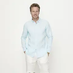 LA MARTINA - Camisa Casual Manga Lino Hombre