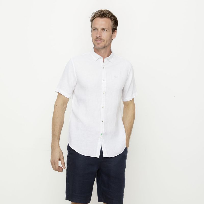 LA MARTINA - Camisa Casual Manga Lino Hombre La Martina