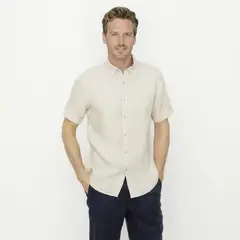 LA MARTINA - Camisa Casual Manga Lino Hombre