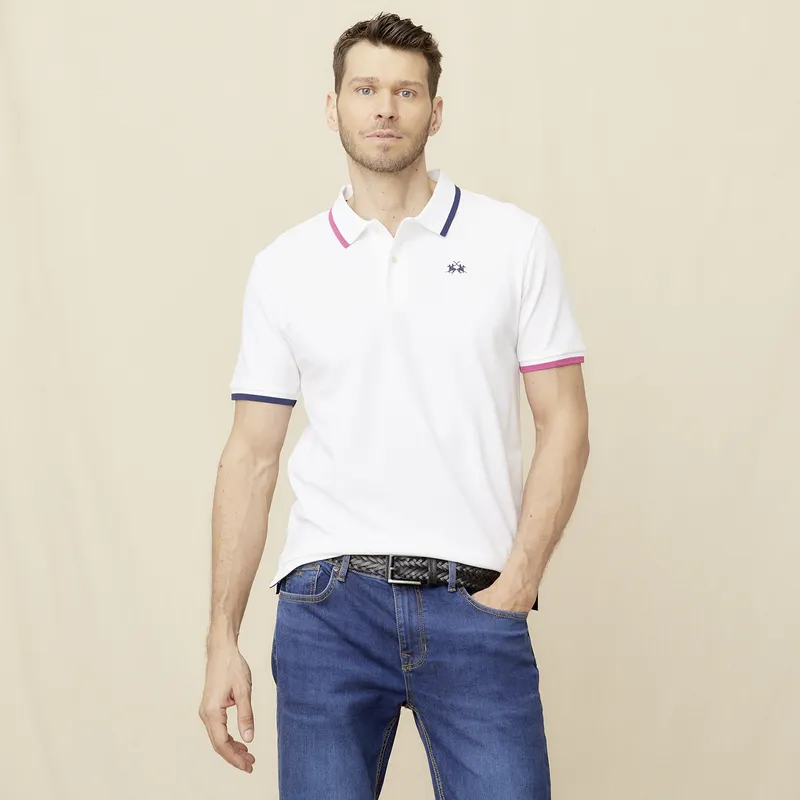 LA MARTINA - Polera Manga Corta Hombre La Martina