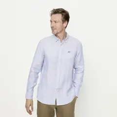 LA MARTINA - Camisa Casual Manga Lino Hombre
