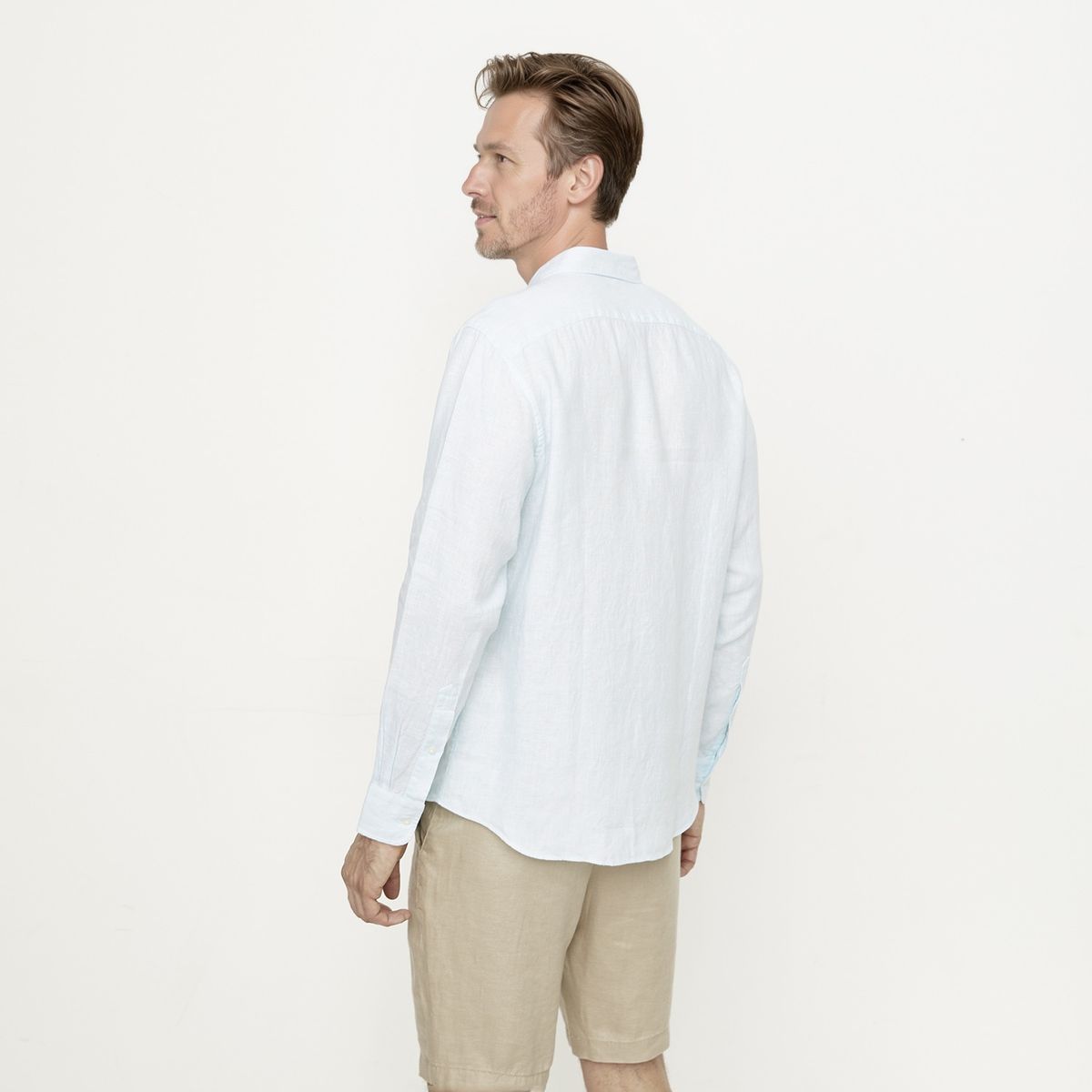 LA MARTINA - Camisa Casual Manga Lino Hombre La Martina