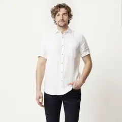 CASCAIS - Camisa Casual Lino Hombre