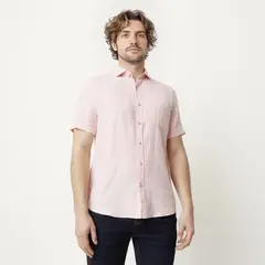 CASCAIS - Camisa Casual Lino Hombre