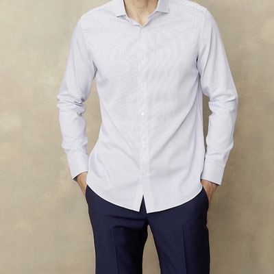 Imagen 2 del producto Camisa de Vestir Manga Larga Algodón Hombre