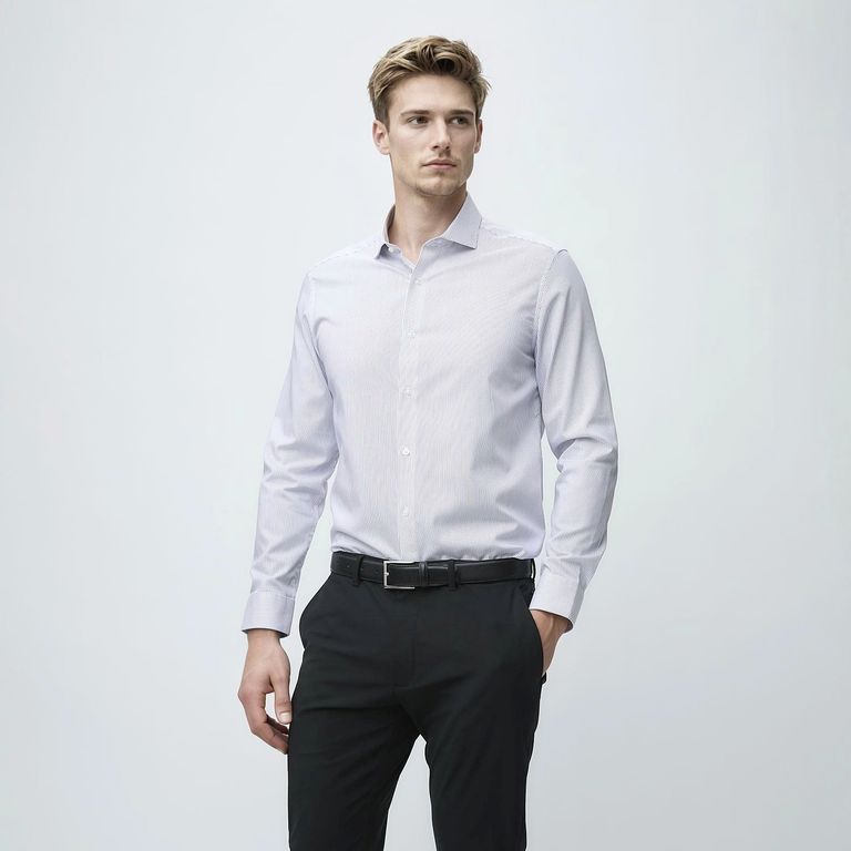 Camisa de Vestir Algodón Non Iron Wolf & Hank