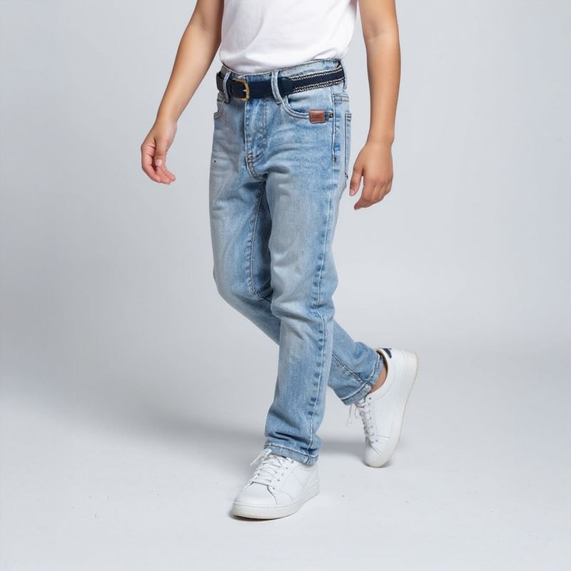CONIGLIO - Jeans Con Cinturón Niño Coniglio