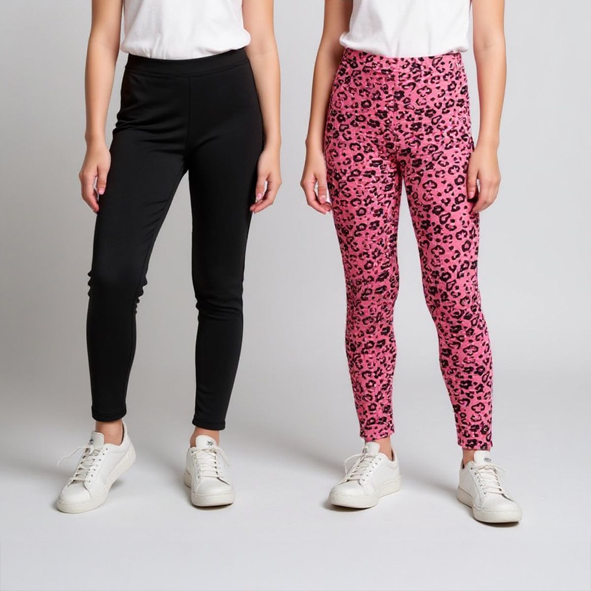 ELEVEN - Pack 2 Calzas Algodón Niña Eleven